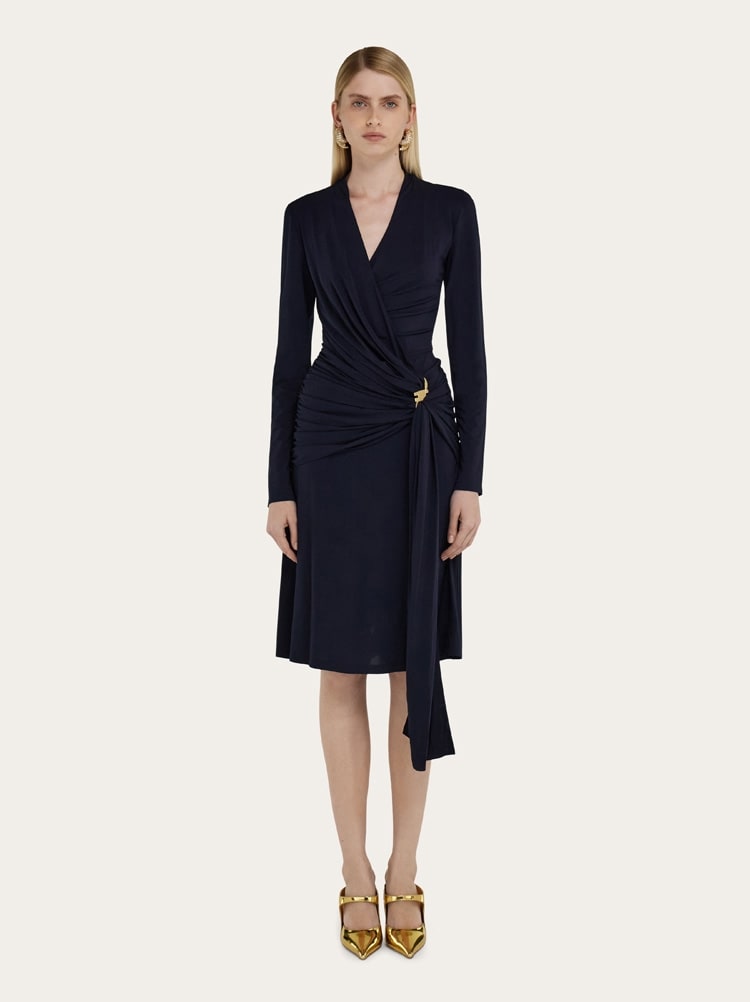 Midi wrap dress Gallery image 2