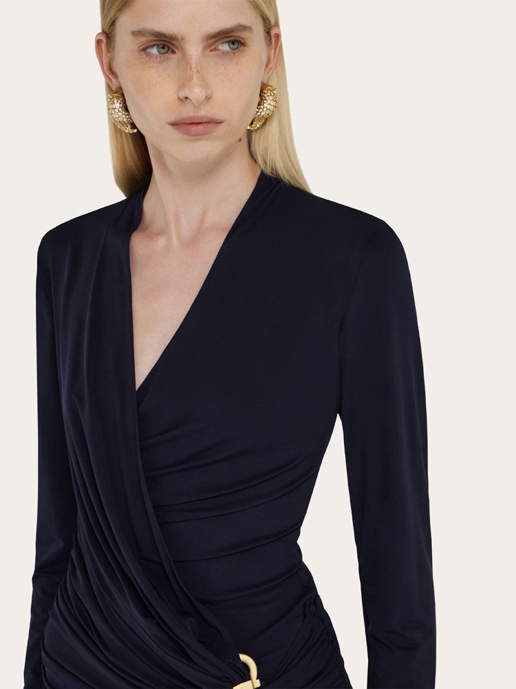 Midi wrap dress Gallery image 4