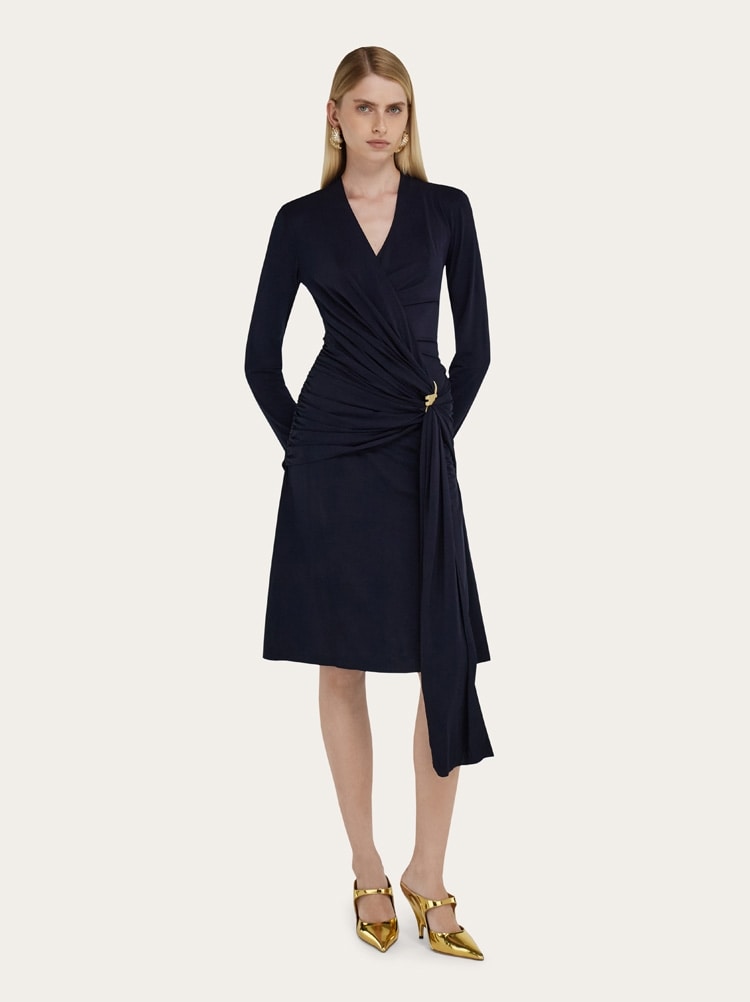 Midi wrap dress Gallery image 6