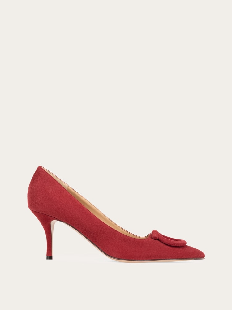 Mid heel maxi Gancini pump Gallery image 1