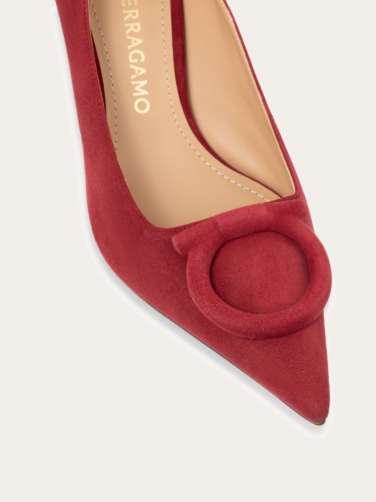 Mid heel maxi Gancini pump Gallery image 5