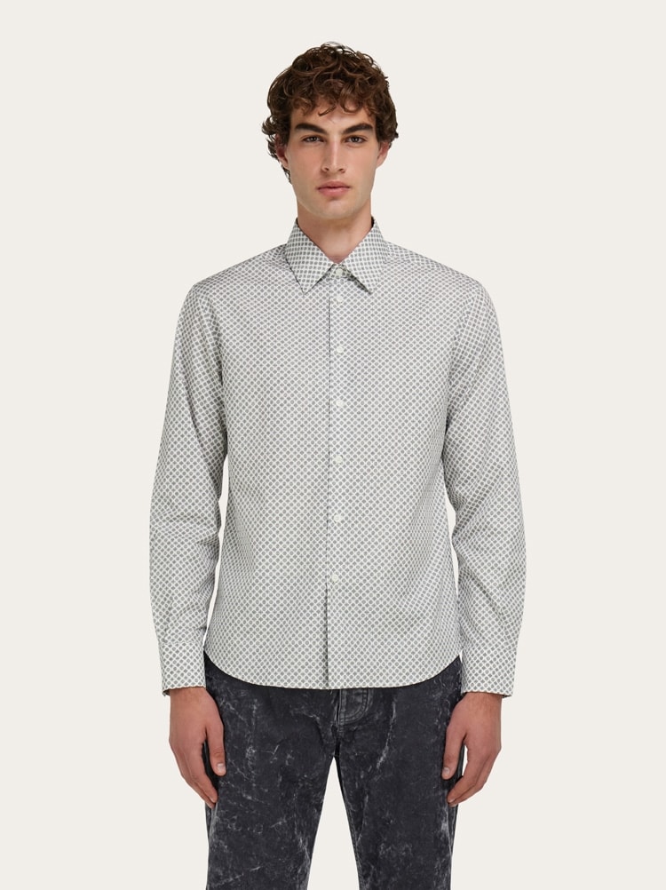 Printed cotton shirt Gallery image 2