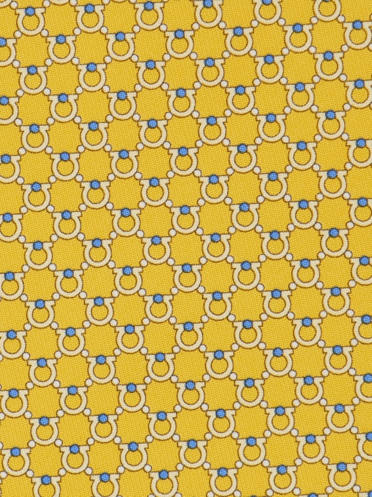 Cravate en soie imprimé Gancini Gallery image 2