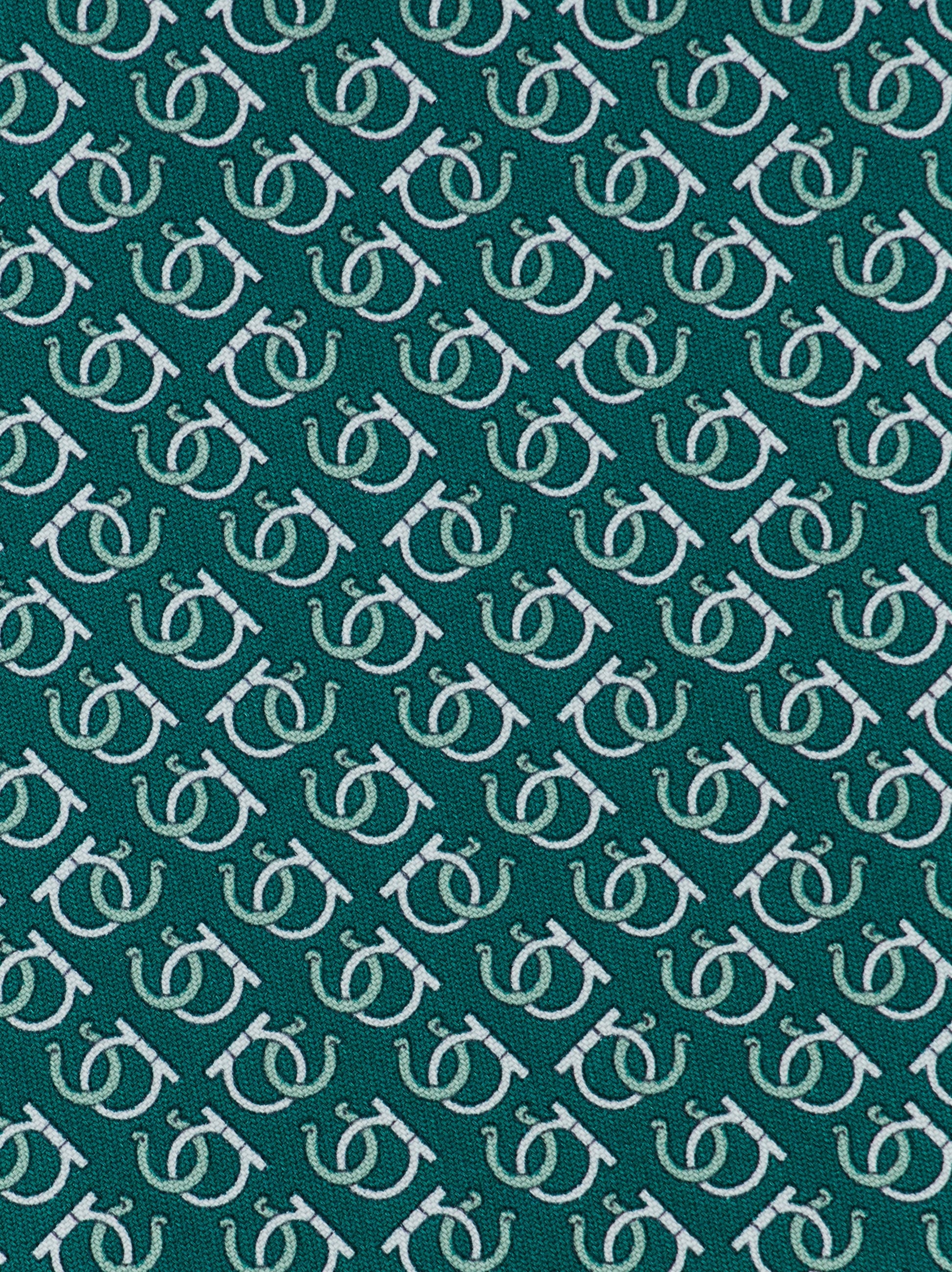 Good Luck print silk tie - Men | Ferragamo