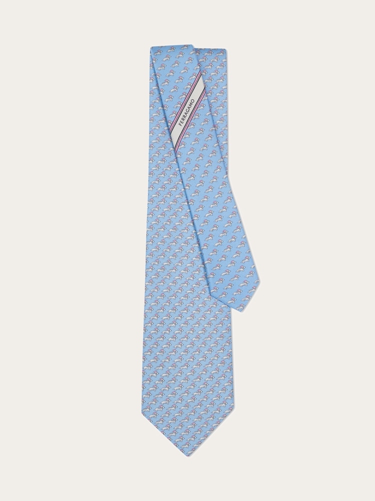 Corbata de seda estampado Teckel Gallery image 3