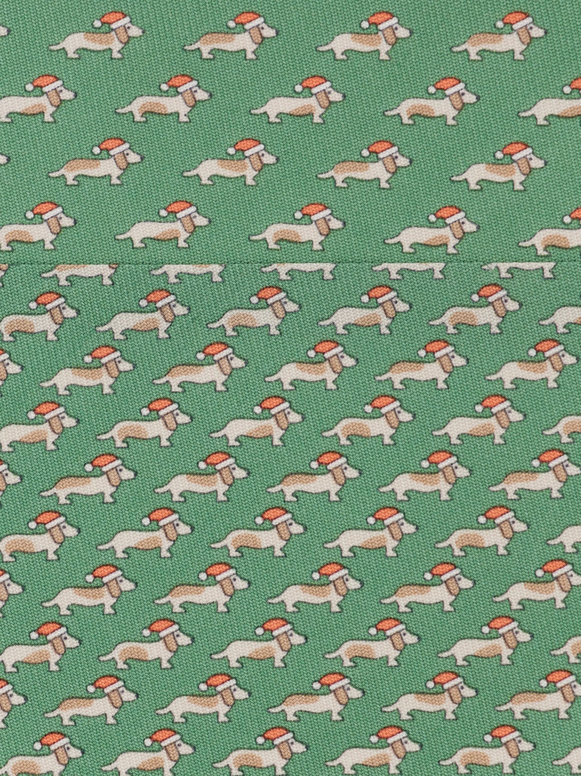 Dachshund print silk tie - Men | Ferragamo