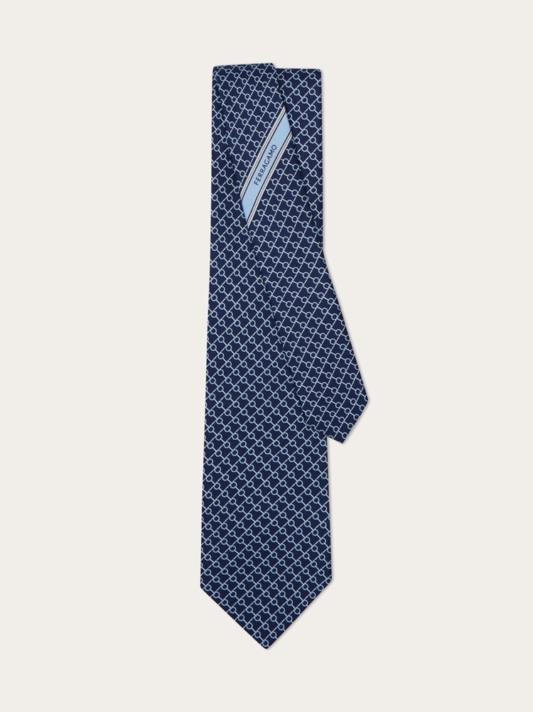 Corbata de seda estampado Square Gallery image 3