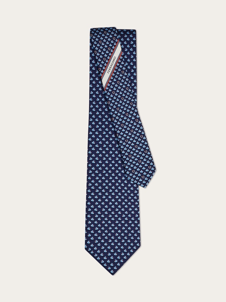 Duckies print silk tie Gallery image 3