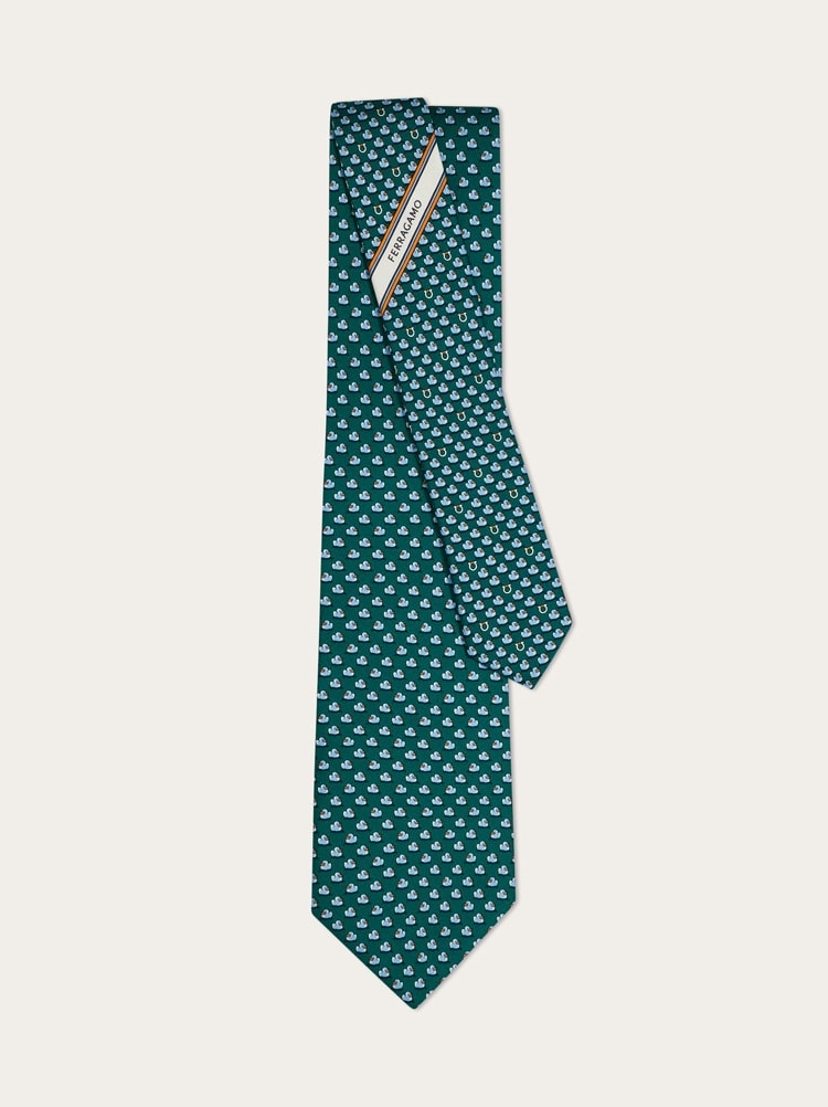 Duckies print silk tie Gallery image 3