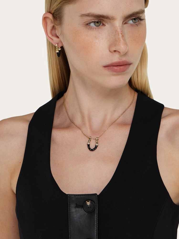 Gancini pendant necklace Gallery image 3