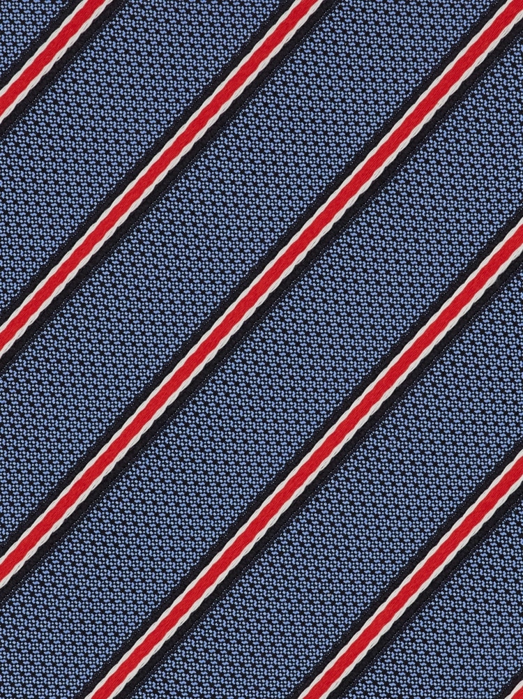Cravate jacquard motif Regimental Gallery image 2