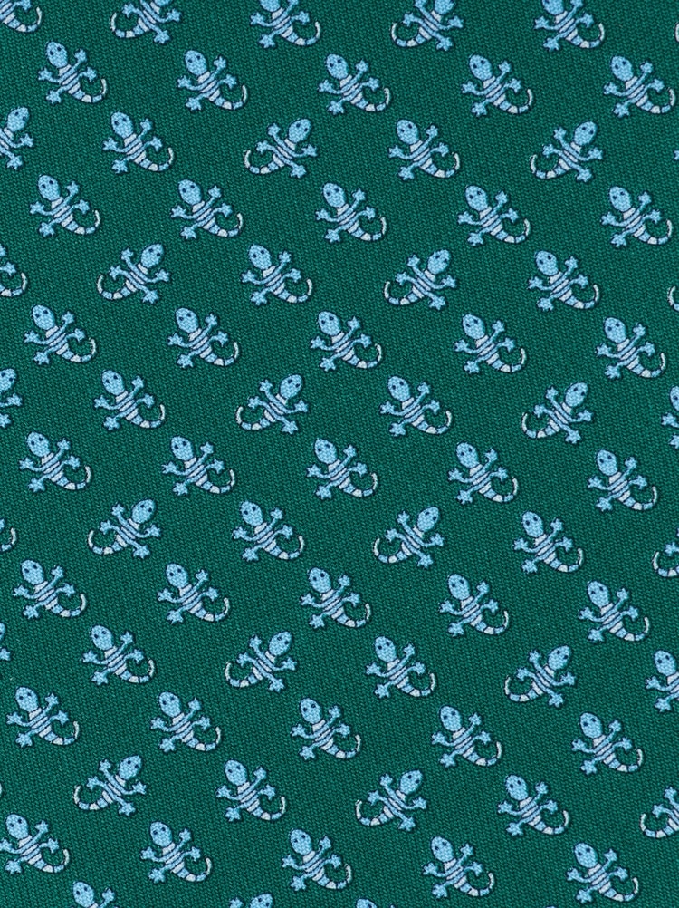 Corbata de seda estampado Salamanquesa Gallery image 2