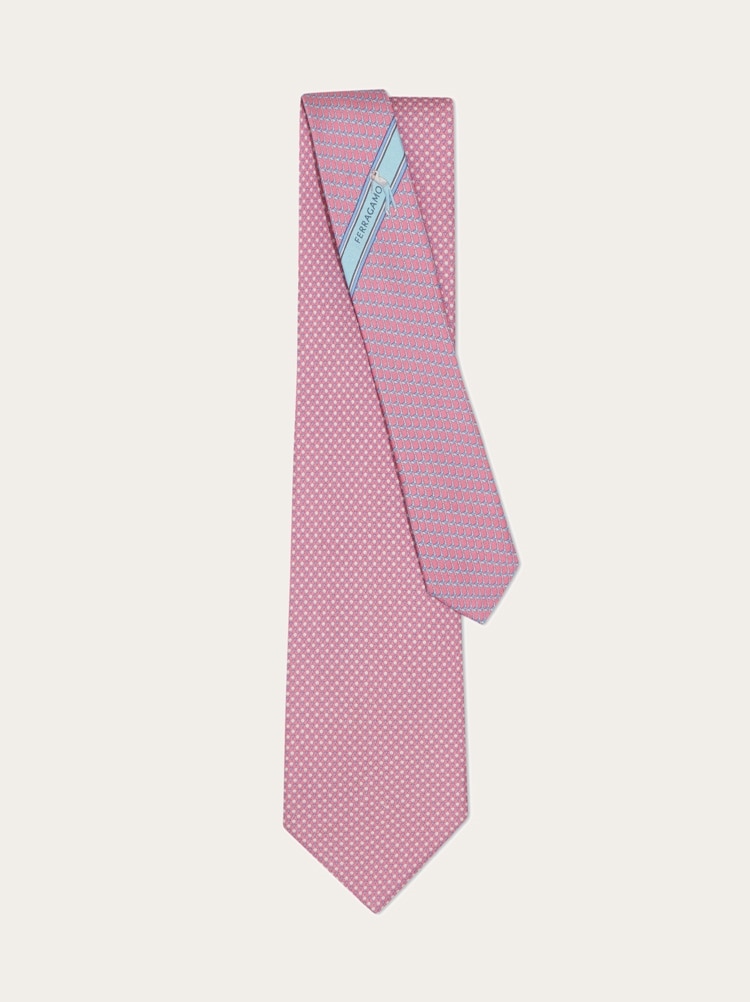 Golf print silk tie Gallery image 3
