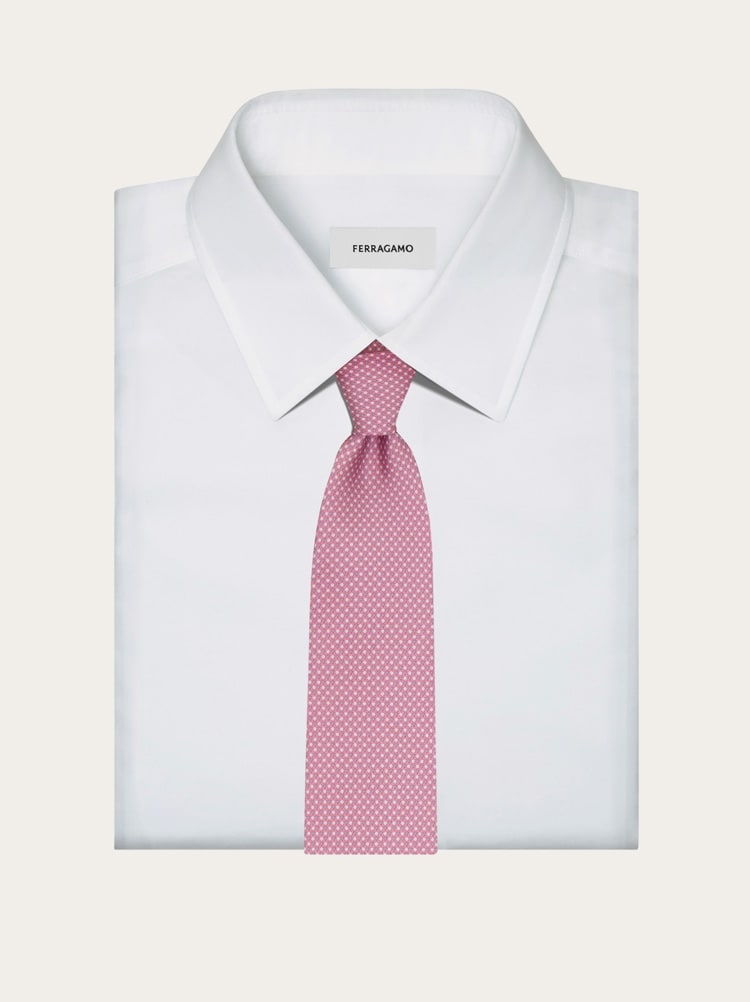 Golf print silk tie Gallery image 4