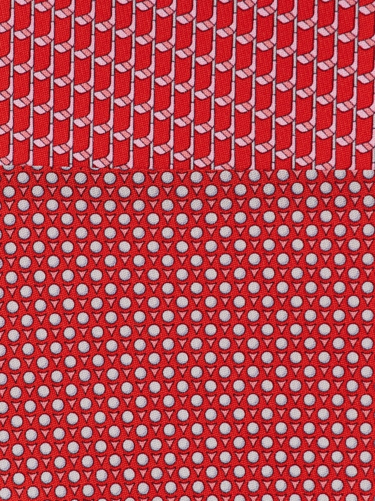 Golf print silk tie Gallery image 2