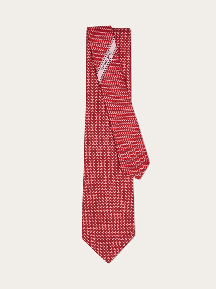 Golf print silk tie Gallery image 3
