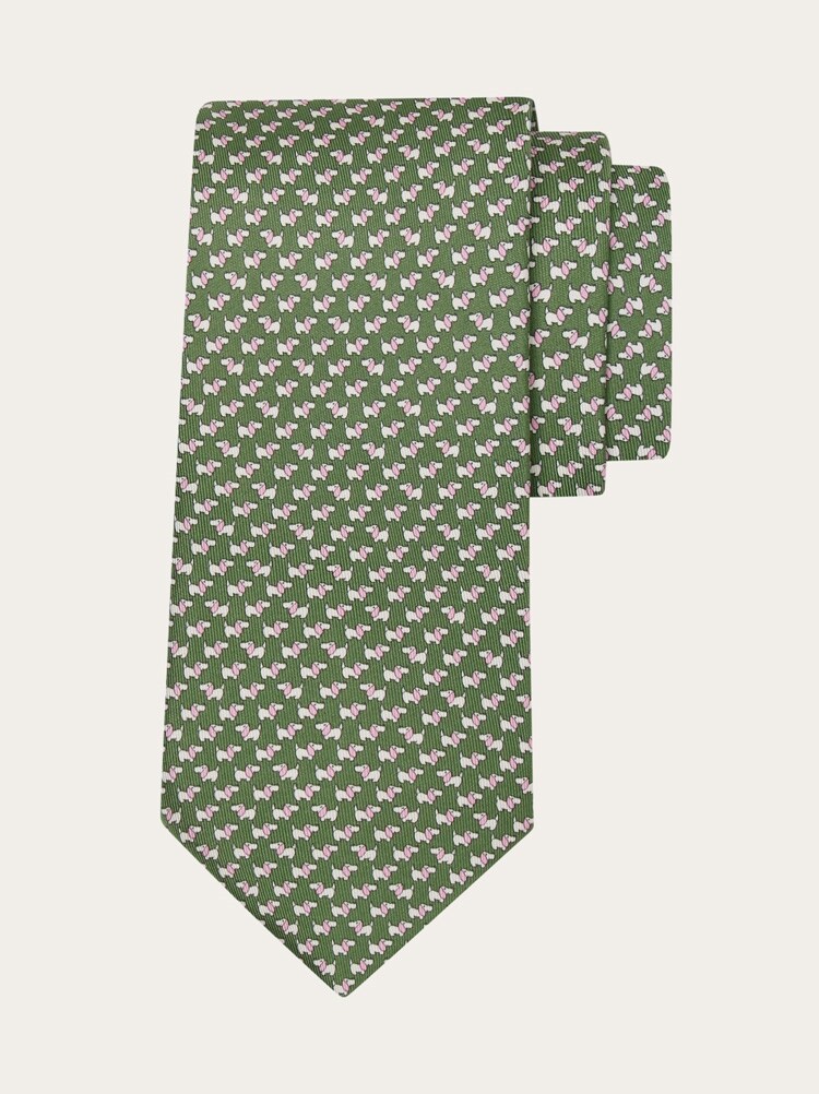 Corbata de seda estampado Dylan Gallery image 1