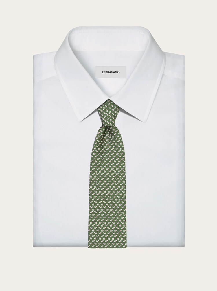 Corbata de seda estampado Dylan Gallery image 4