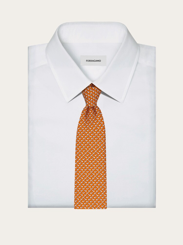 Corbata de seda estampado Dylan Gallery image 4