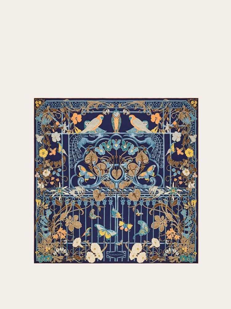 Foulard en soie imprimé Liberty Gallery image 1