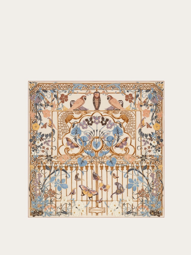 Foulard en soie imprimé Liberty Gallery image 1