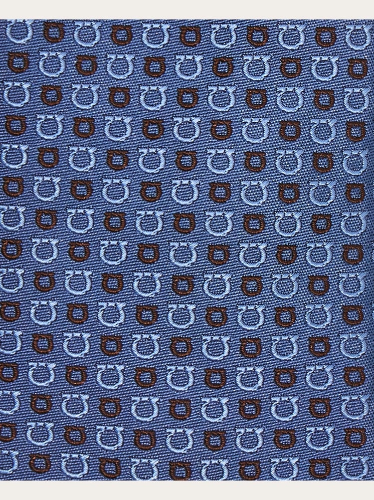 Gancini jacquard tie Gallery image 2