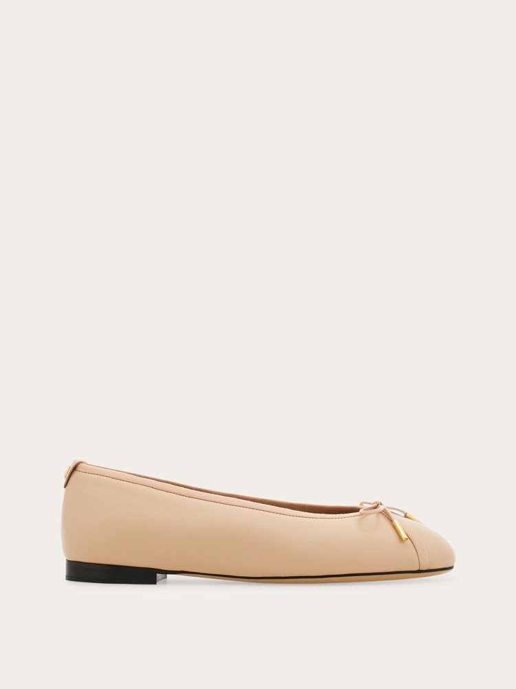 Ballet flat with bow detail Gallery image 1