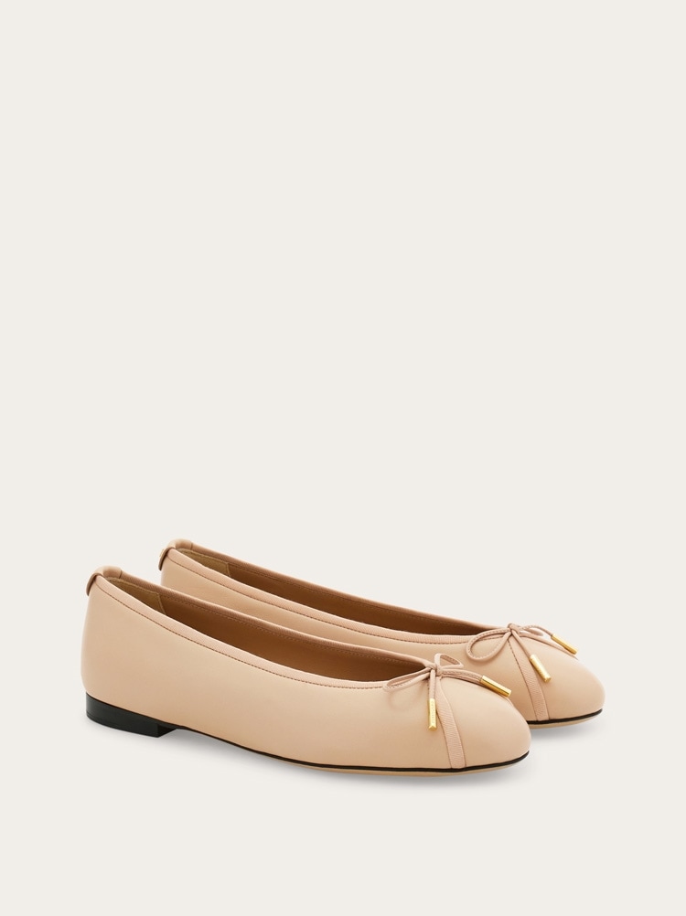 Ballet flat with bow detail Gallery image 2