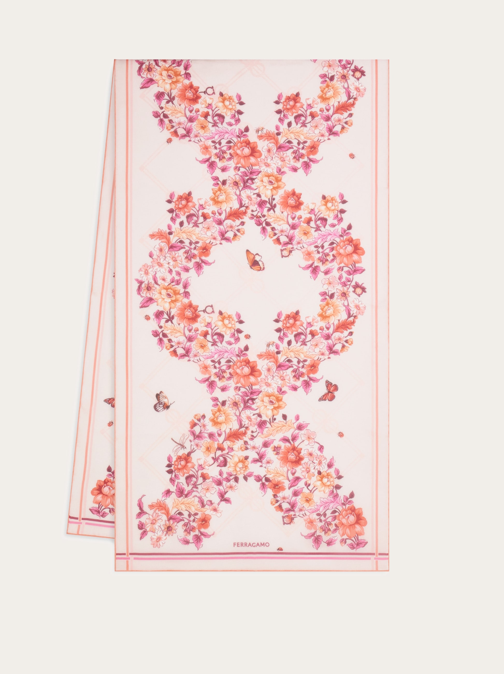 Ramages print silk scarf - Women | Ferragamo