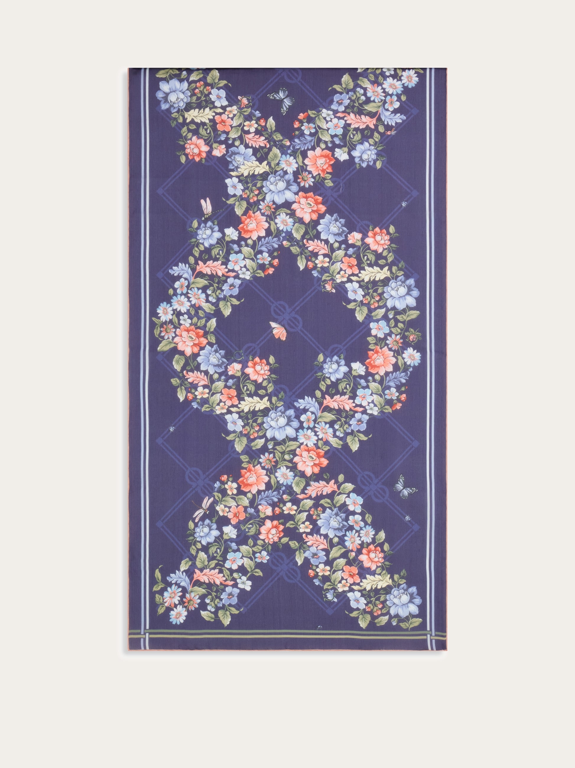 Ramages print silk scarf - Women | Ferragamo