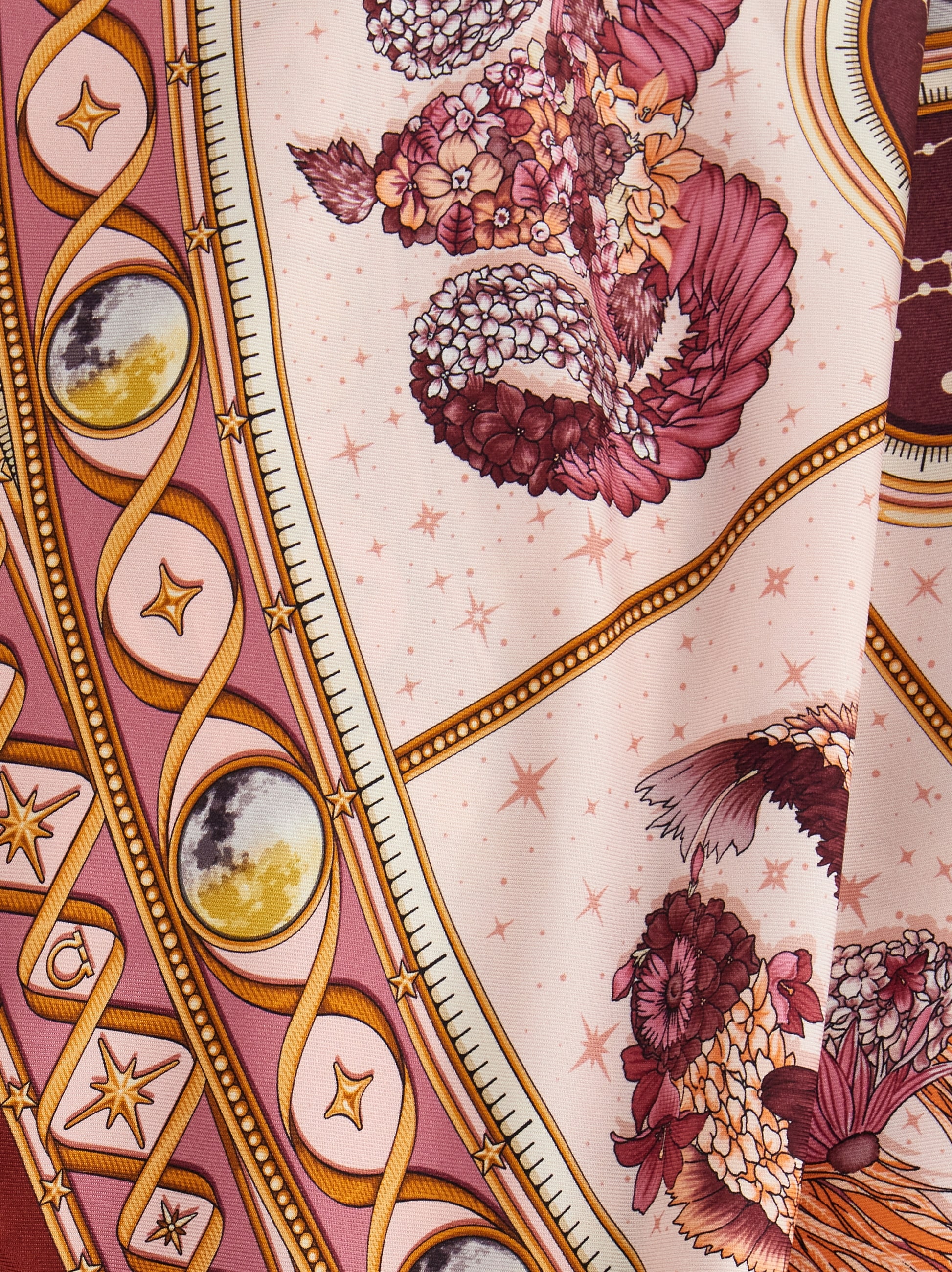 Horoscope print silk scarf - Women | Ferragamo