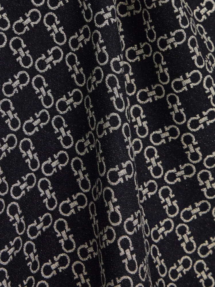 Stola Gancini jacquard con lurex Gallery image 2