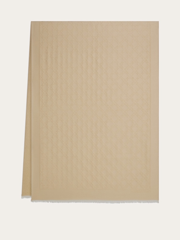 Étole Gancini jacquard avec lurex Gallery image 1