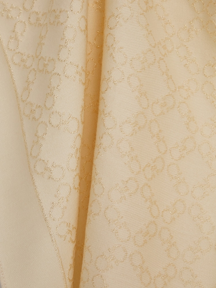 Étole Gancini jacquard avec lurex Gallery image 4