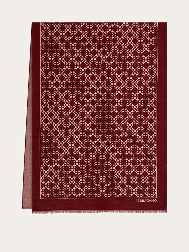 Étole Gancini jacquard avec lurex Gallery image 1