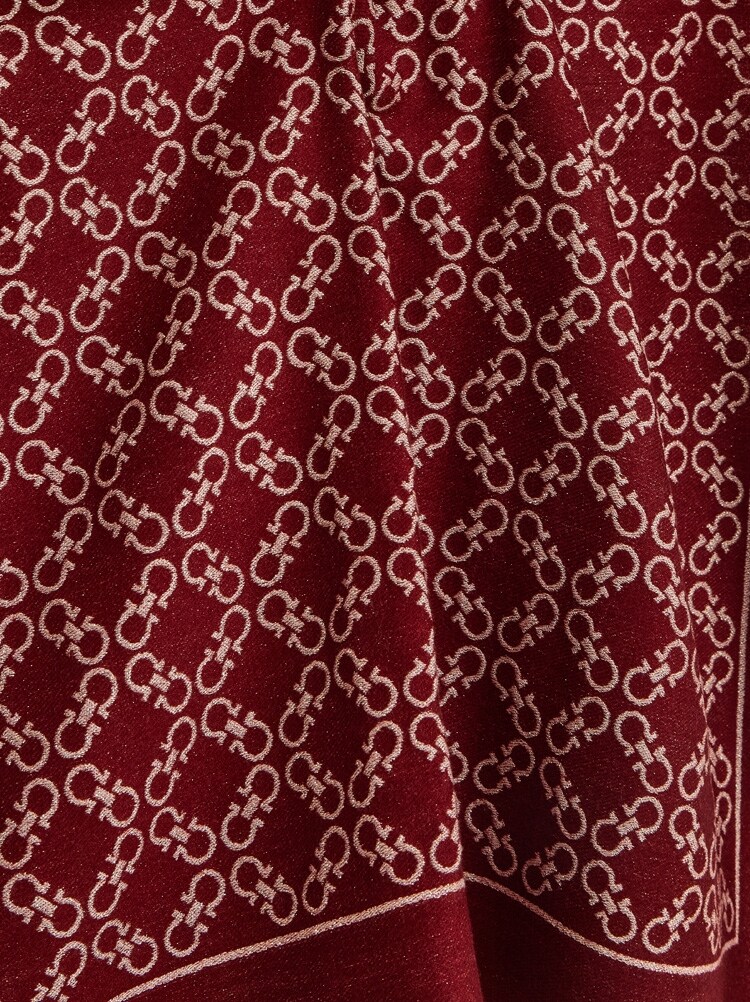 Étole Gancini jacquard avec lurex Gallery image 5