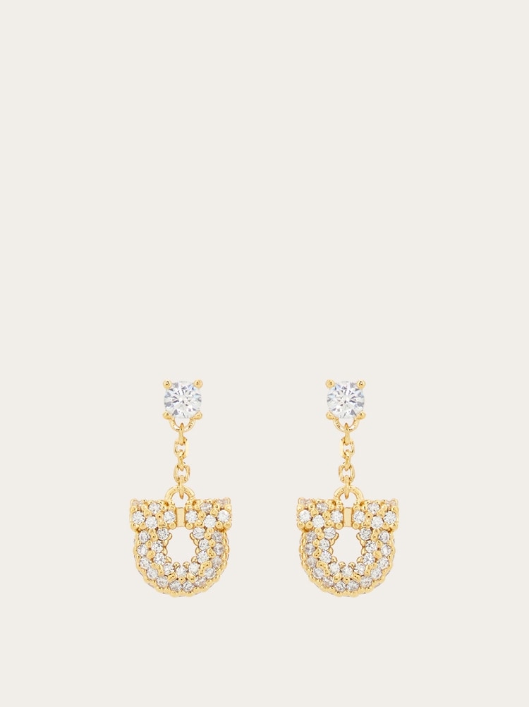Gancini drop earrings Gallery image 1