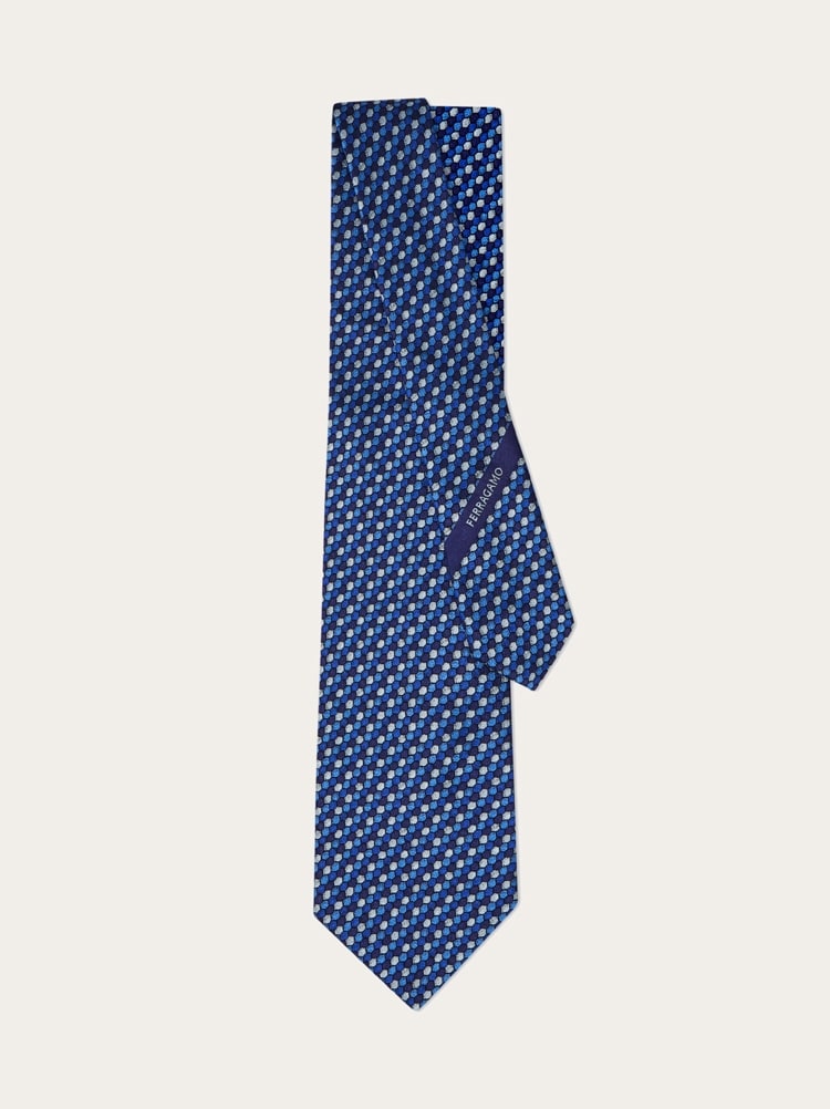 Murrina print jacquard tie Gallery image 3