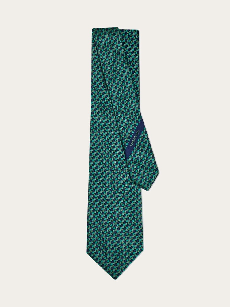 Murrina print jacquard tie Gallery image 3