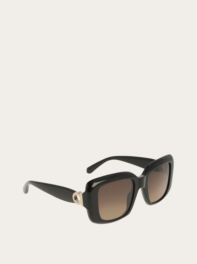 Rectangular frame sunglasses Gallery image 2