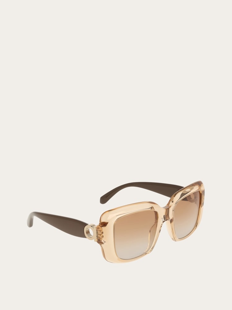 Rectangular frame sunglasses Gallery image 2