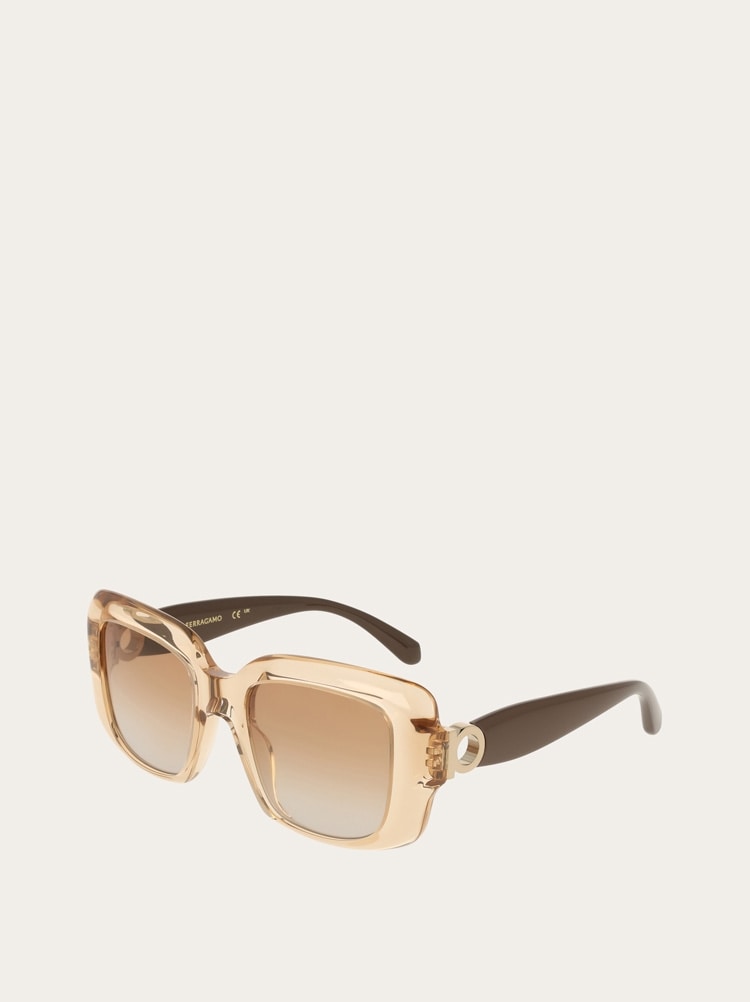 Rectangular frame sunglasses Gallery image 3