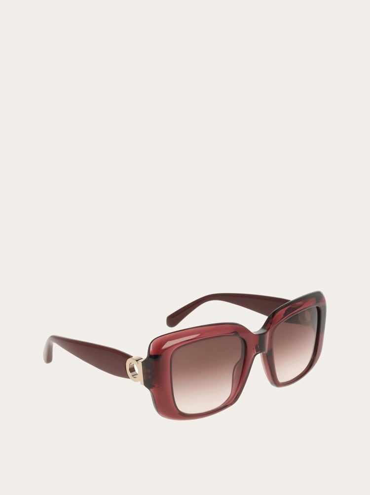 Rectangular frame sunglasses Gallery image 2