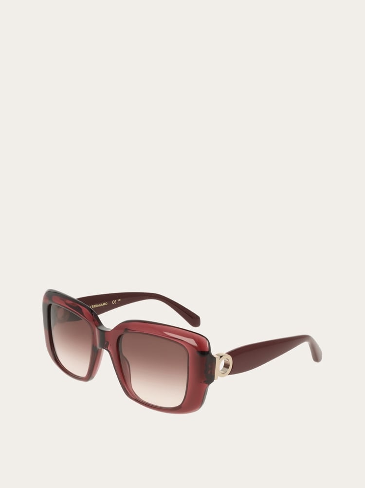 Rectangular frame sunglasses Gallery image 4