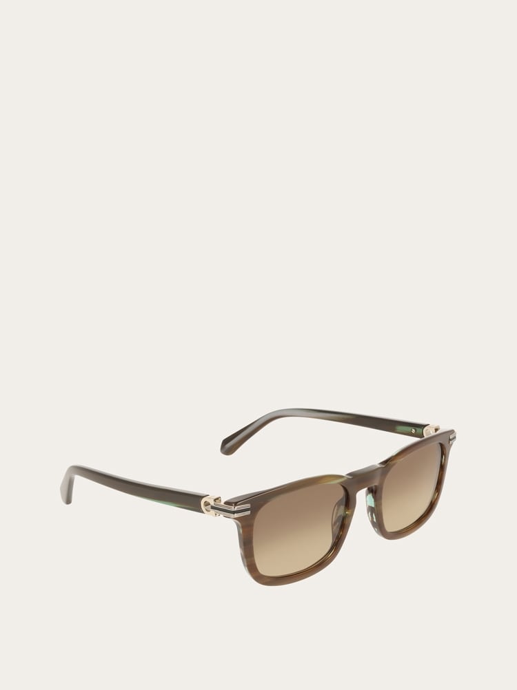 Rectangular frame sunglasses Gallery image 2