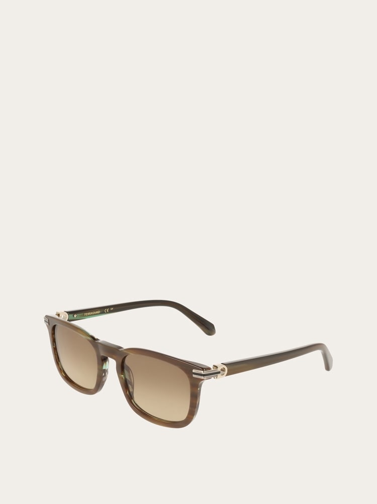 Rectangular frame sunglasses Gallery image 3
