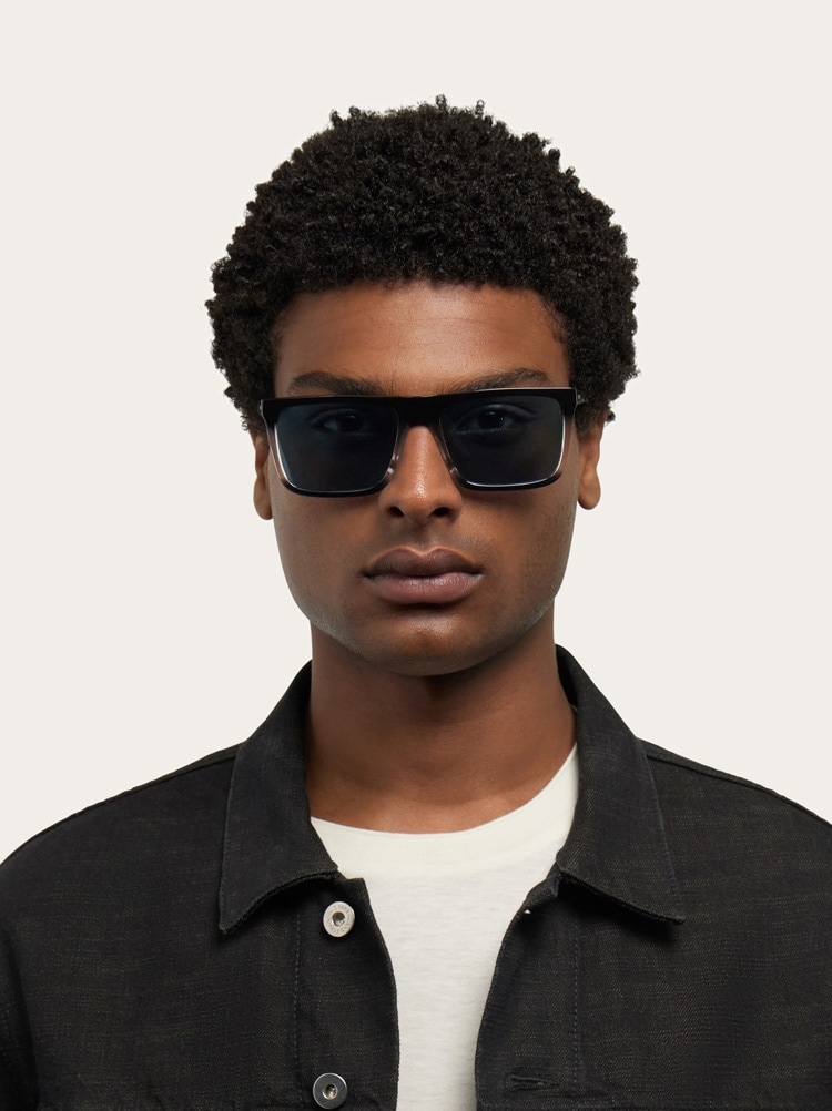 Rectangular frame sunglasses Gallery image 3